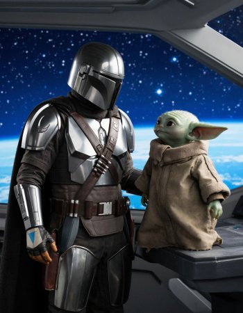 Мандалорец и Грогу